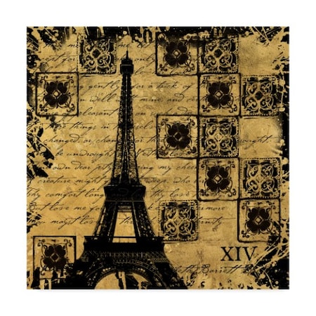 Art Licensing Studio 'B And G Tour Eiffel' Canvas Art,35x35